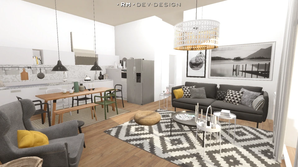 Une modélisation 3D, une visite temps réel et des visuels haute définition pour valider rapidement les volumes et présenter le projet.